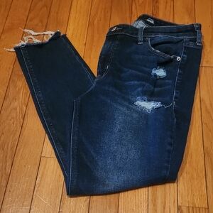 Old Navy High-Rise Rockstar Super Skinny Jeans.